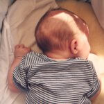 6 Wochen kleiner Baby-J. – 6 Wochen Babyglück